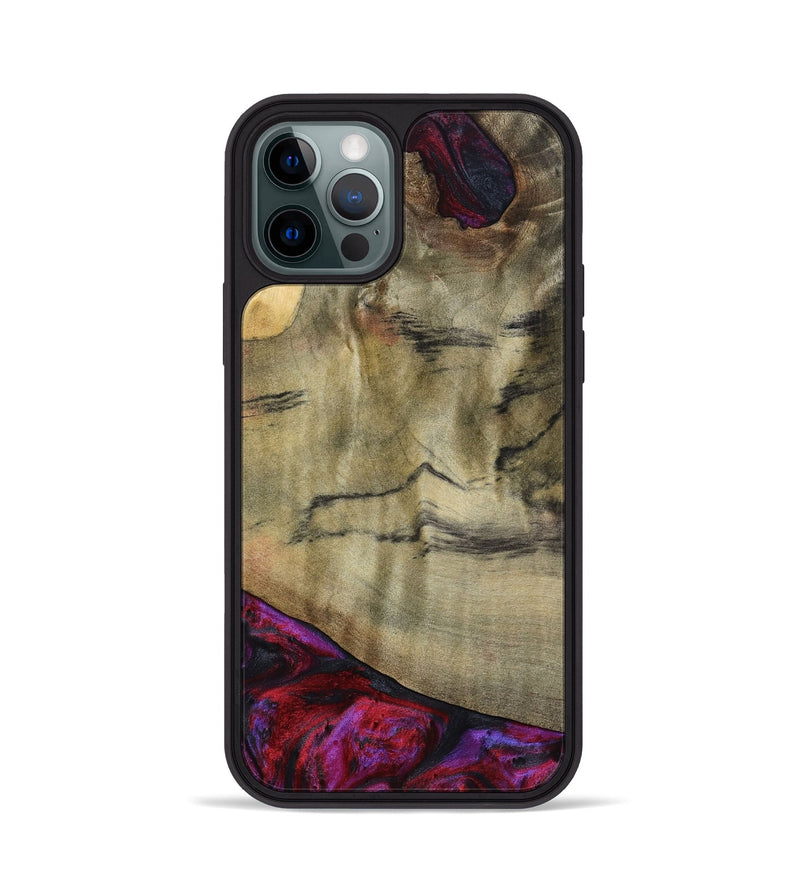 iPhone 12 Pro Wood Phone Case - Alora (Purple, 794821)