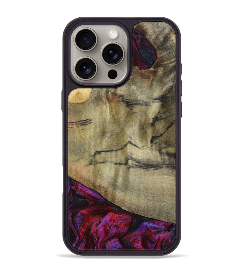 iPhone 16 Pro Max Wood Phone Case - Alora (Purple, 794821)