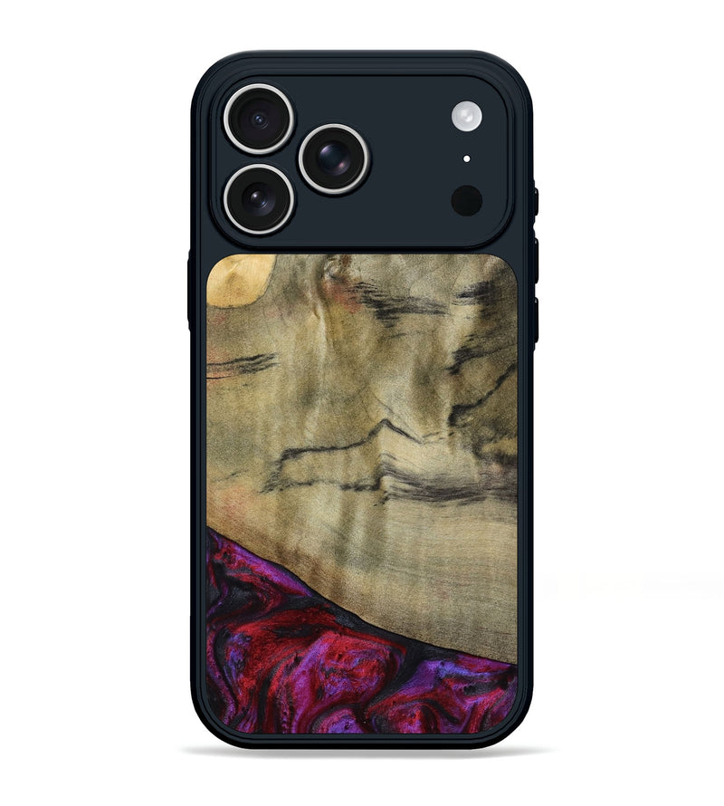 iPhone 17 Pro Max Wood Phone Case - Alora (Purple, 794821)