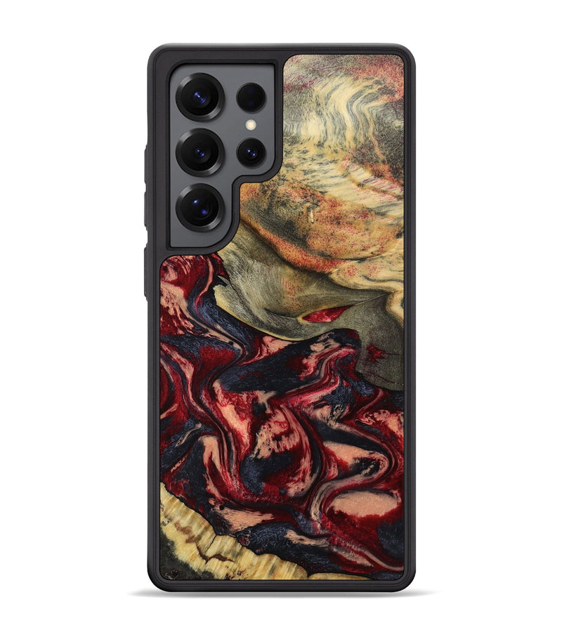 Galaxy S25 Ultra Wood Phone Case - Daja (Red, 794825)
