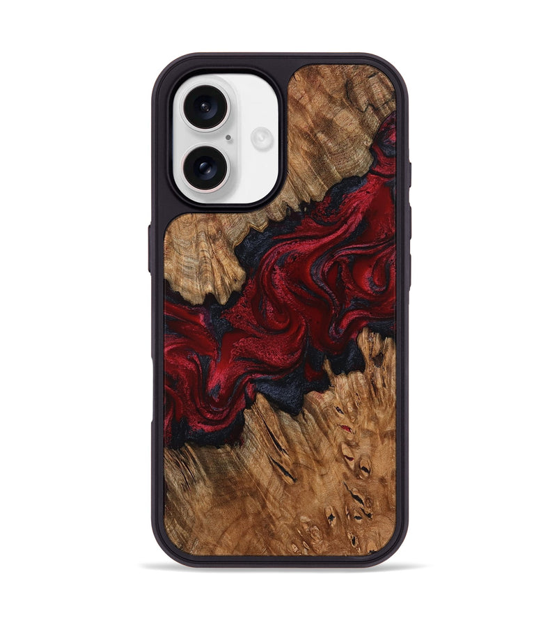 iPhone 17 Wood Phone Case - Georgie (Red, 794826)