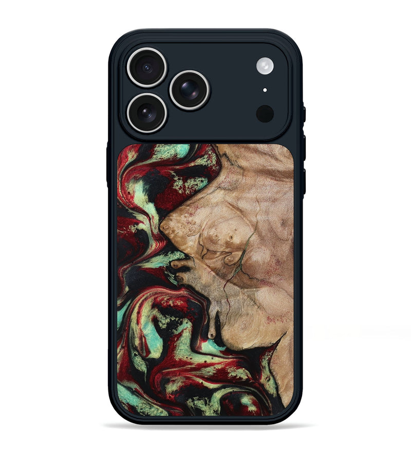 iPhone 17 Pro Max Wood Phone Case - Arthur (Red, 794831)