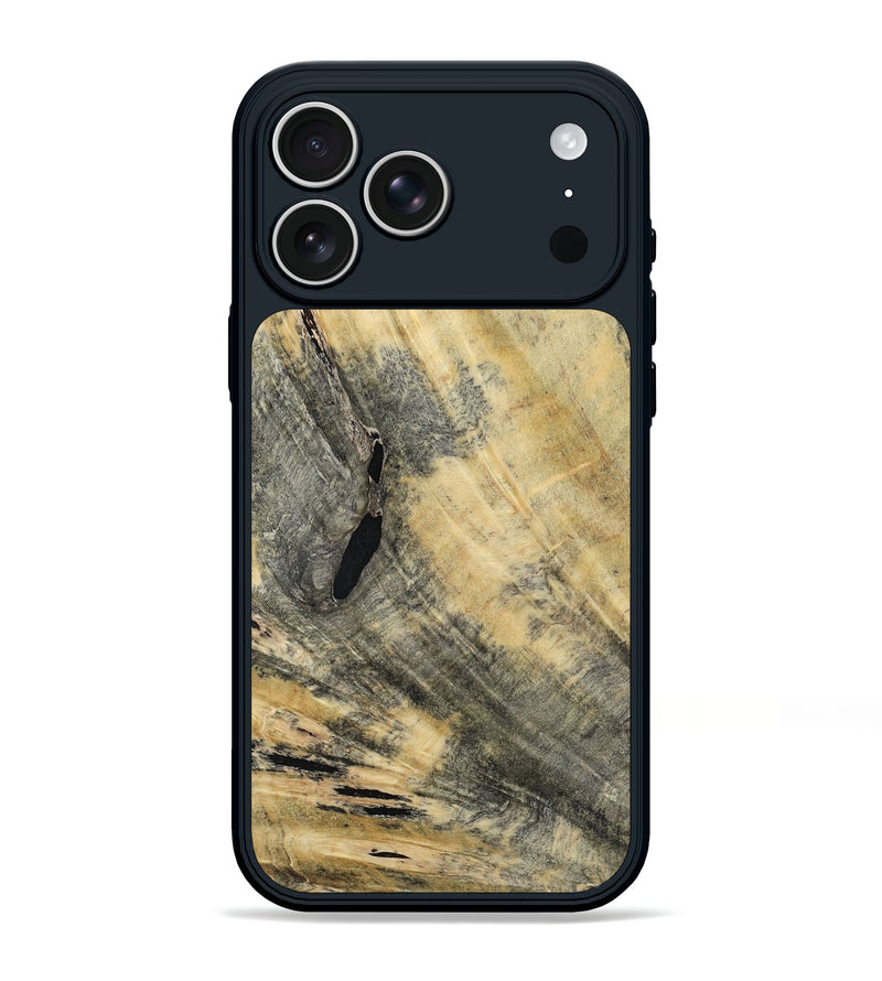 iPhone 17 Pro Max Wood Phone Case - Golden (Wood Burl, 794840)