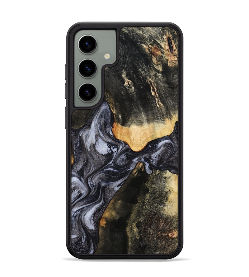 Galaxy S24 Plus Wood Phone Case - Enid (Black & White, 794938)