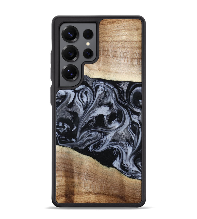 Galaxy S25 Ultra Wood Phone Case - Sheree (Black & White, 794940)