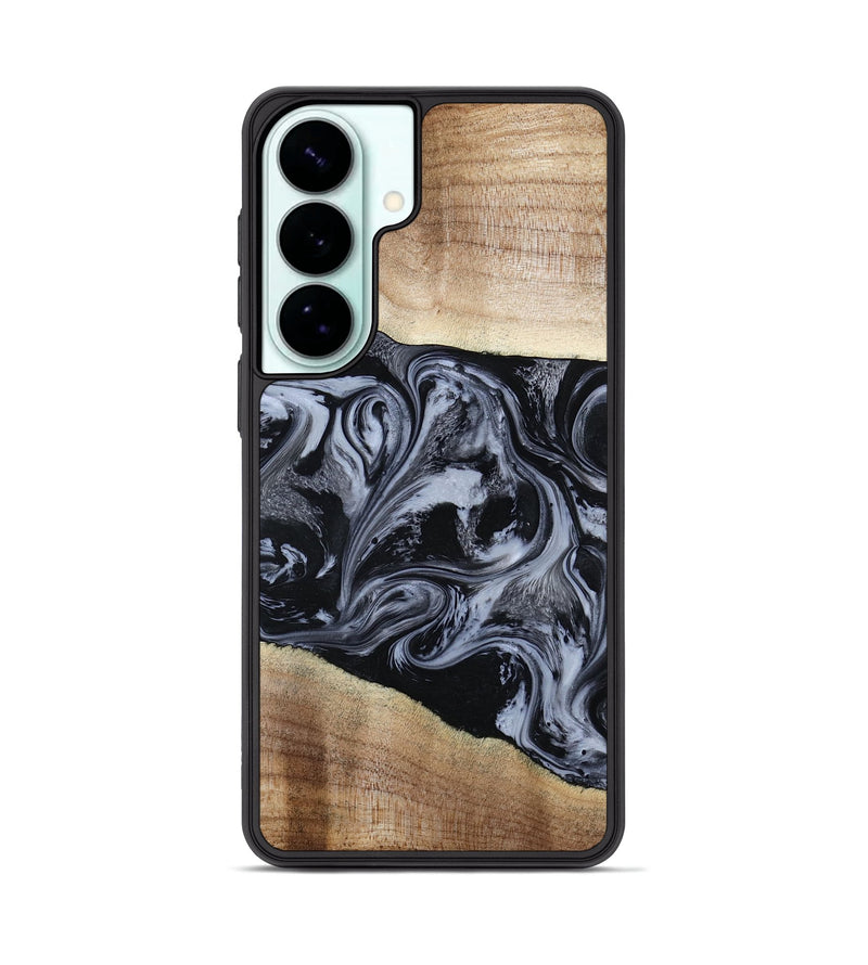Galaxy S26 Plus Wood Phone Case - Sheree (Black & White, 794940)