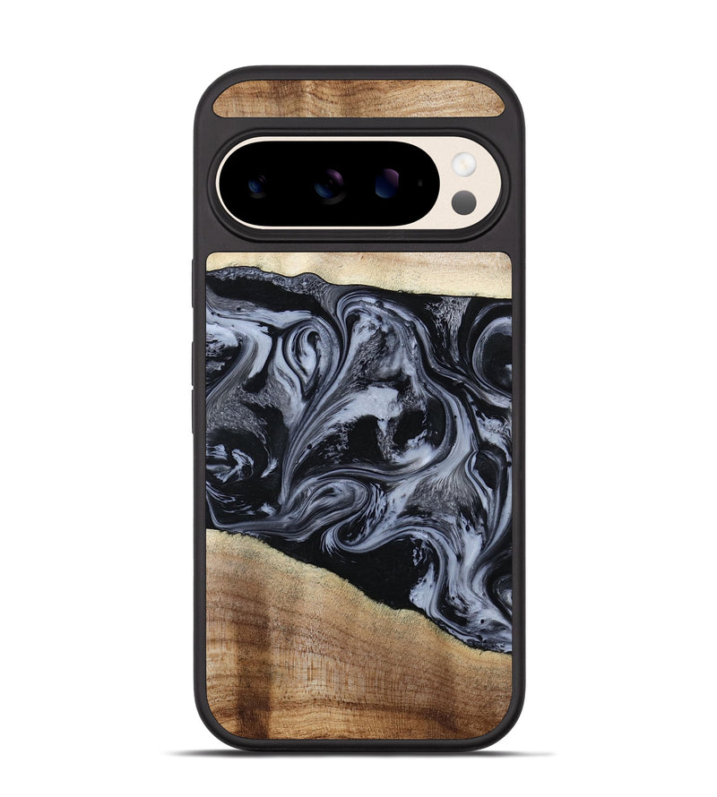 Pixel 10 Pro Wood Phone Case - Sheree (Black & White, 794940)