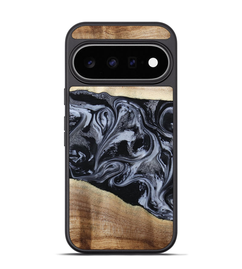 Pixel 11 Pro Wood Phone Case - Sheree (Black & White, 794940)