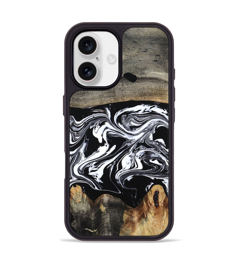 iPhone 17 Wood Phone Case - Viva (Black & White, 794946)
