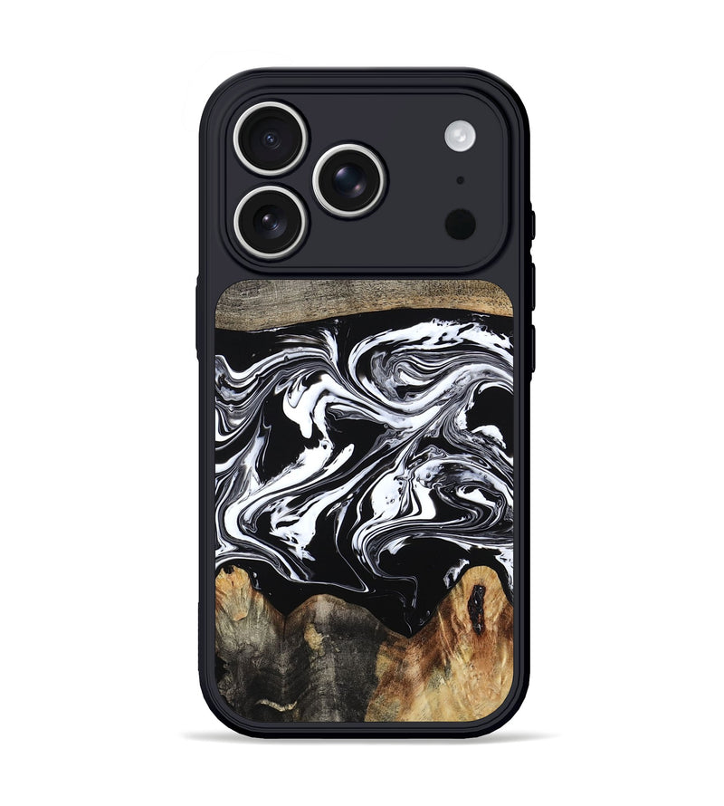 iPhone 17 Pro Wood Phone Case - Viva (Black & White, 794946)