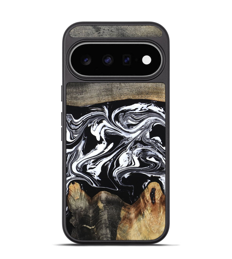 Pixel 11 Wood Phone Case - Viva (Black & White, 794946)