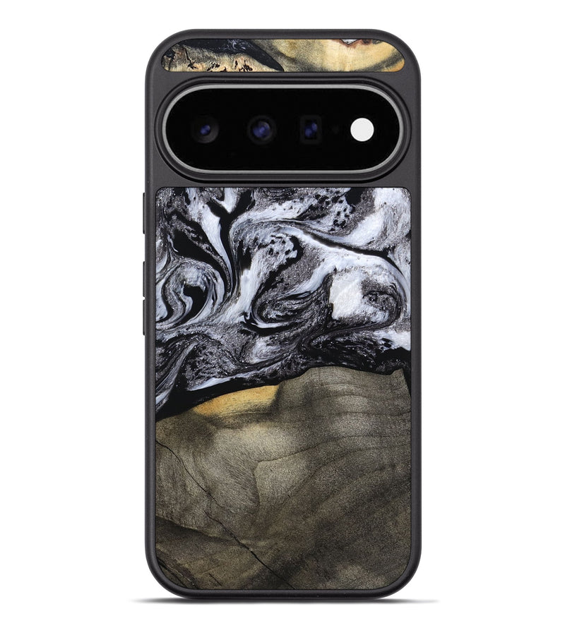 Pixel 11 Pro XL Wood Phone Case - Yaritza (Black & White, 794949)
