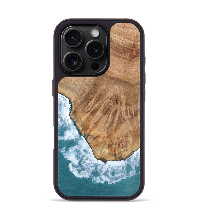 iPhone 16 Pro Wood Phone Case - Chaz (Coastal, 795003)