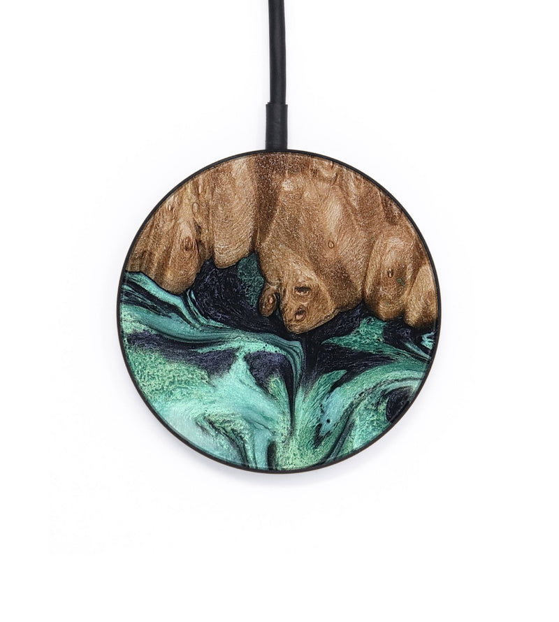 Circle Wood Wireless Charger - Brianda (Green, 795072)
