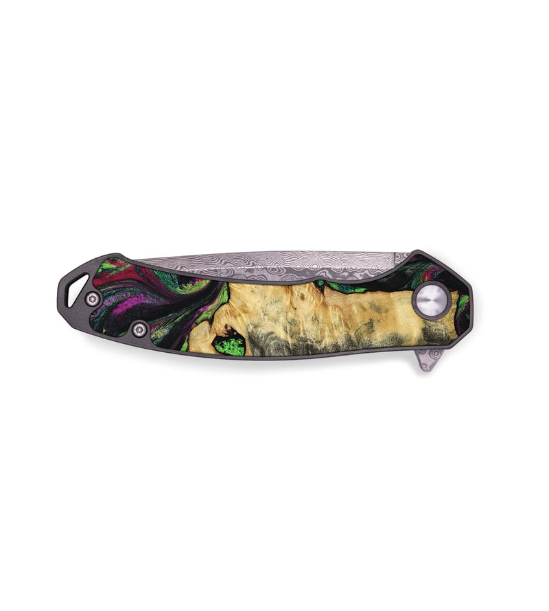 EDC Wood Pocket Knife - Kadin (Green, 795075)