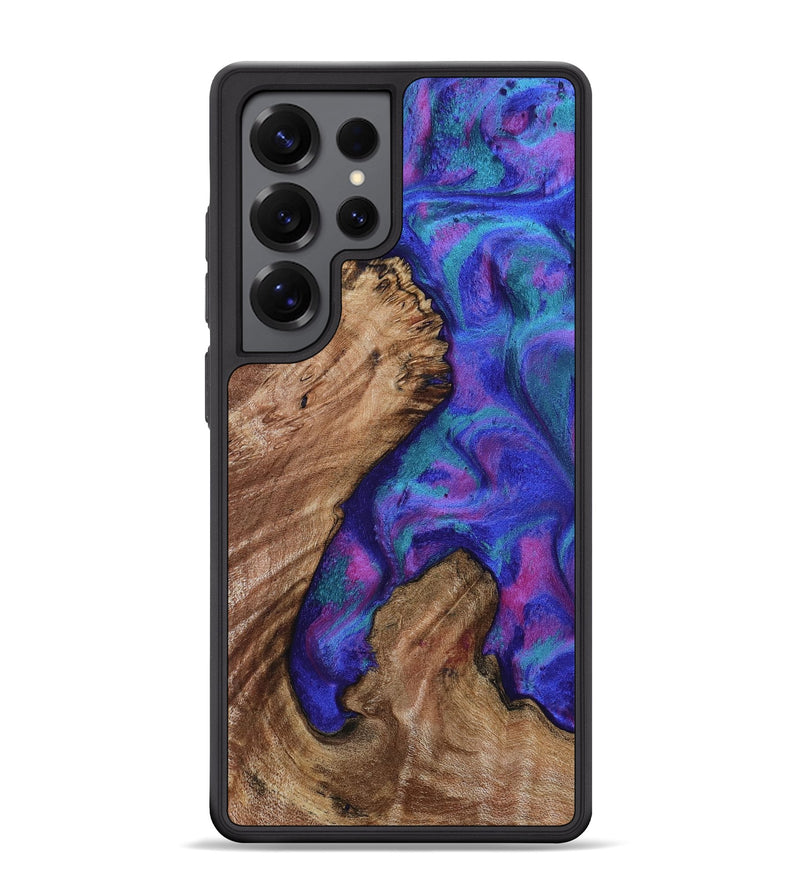 Galaxy S25 Ultra Wood Phone Case - Liddie (Purple, 795078)