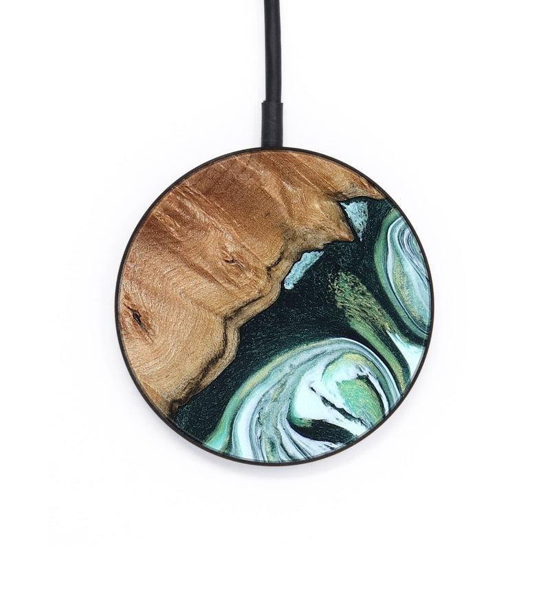 Circle Wood Wireless Charger - Leone (Green, 795088)