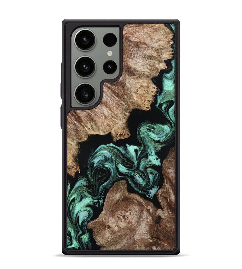 Galaxy S24 Ultra Wood Phone Case - Toni (Green, 795094)