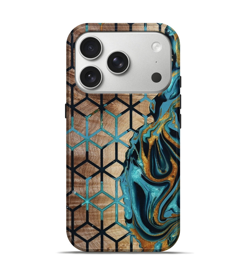 iPhone 17 Pro Wood Live Edge Phone Case - Mollie (Pattern, 795122)