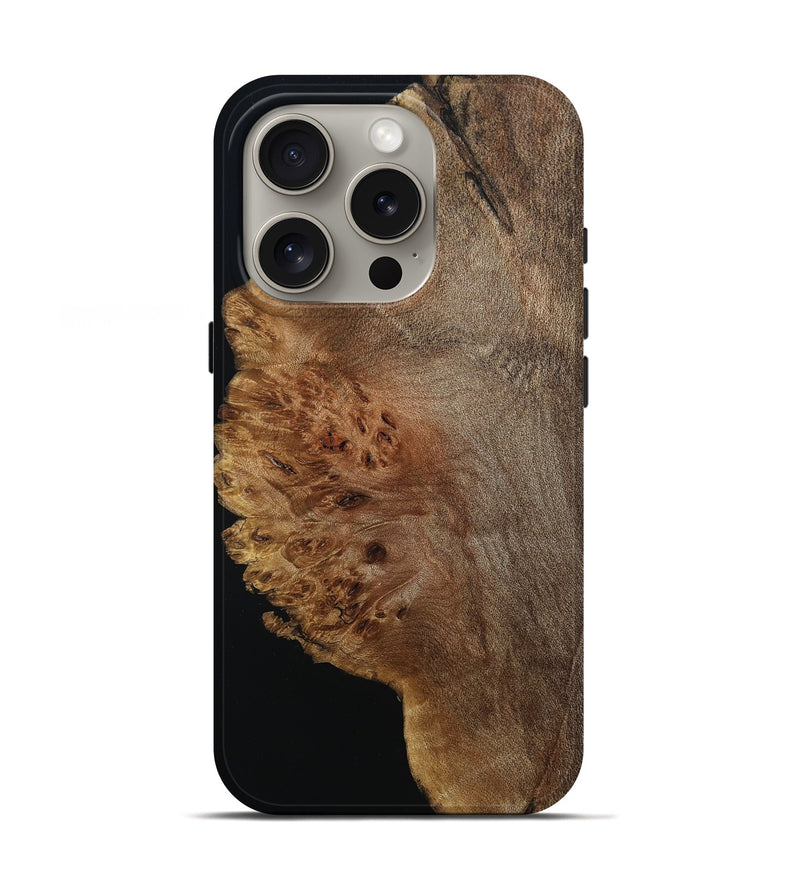 iPhone 16 Pro Wood Live Edge Phone Case - Coleen (Wood Burl, 795140)