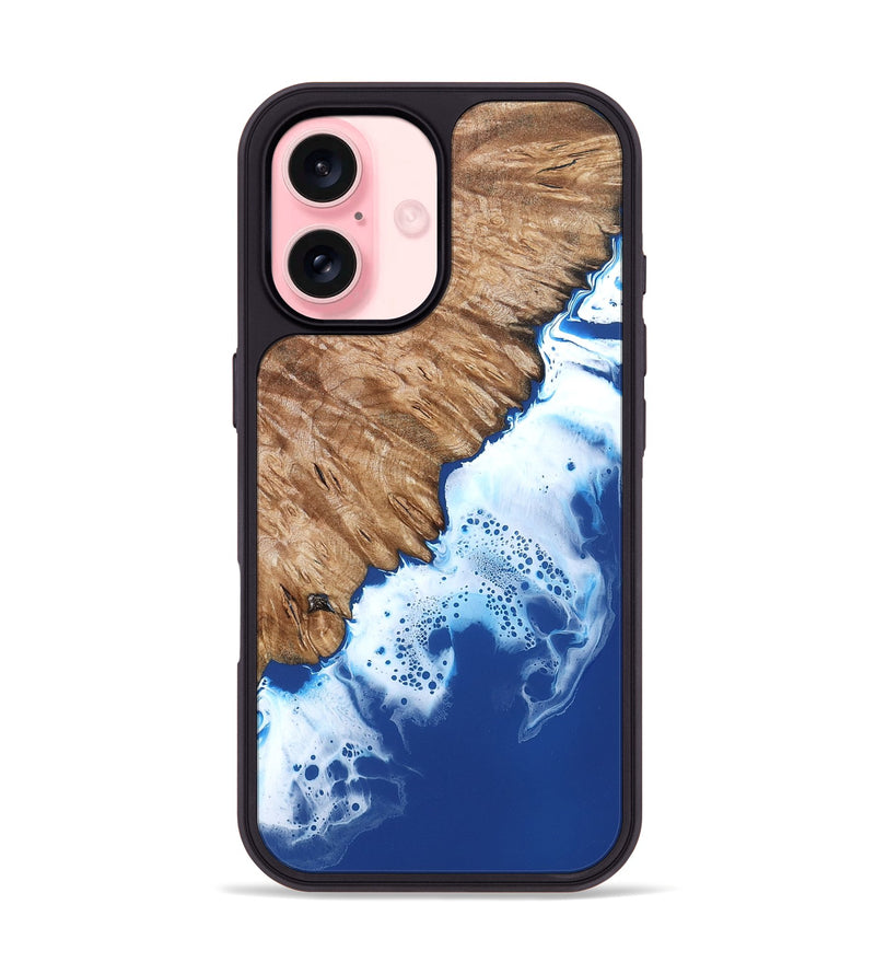 iPhone 16 Wood Phone Case - Kittie (Coastal, 795288)