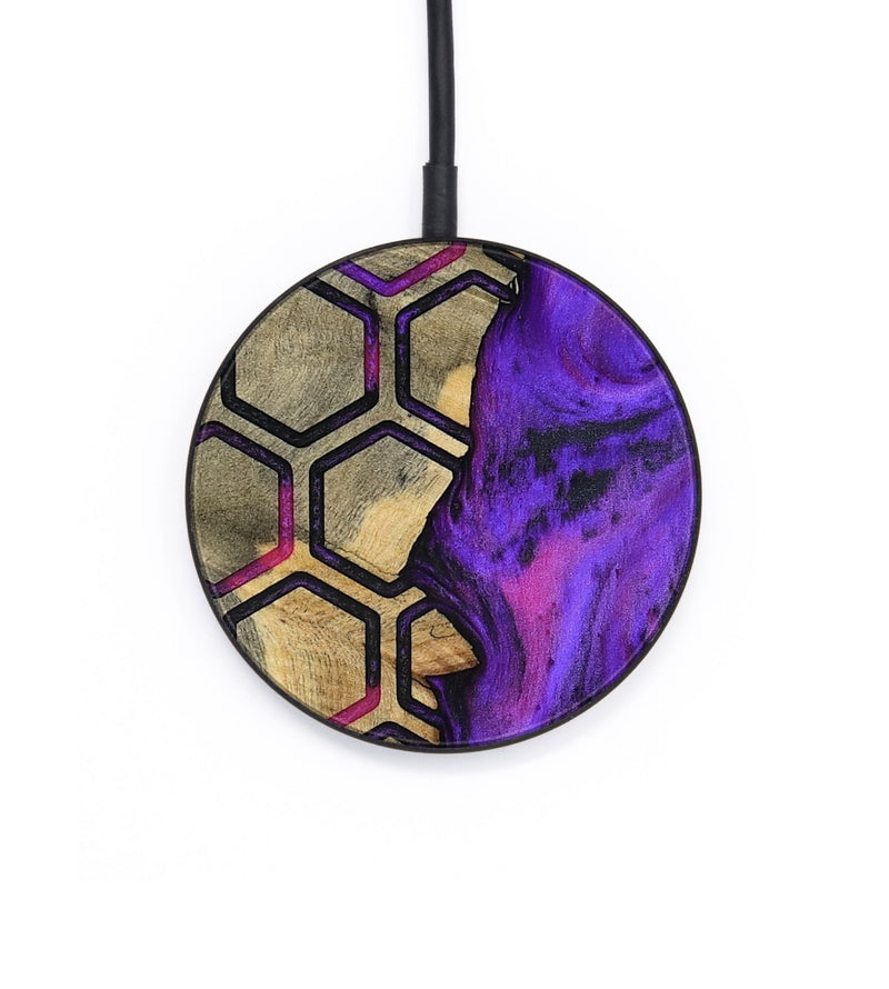 Circle Wood Wireless Charger - Deidre (Pattern, 795325)