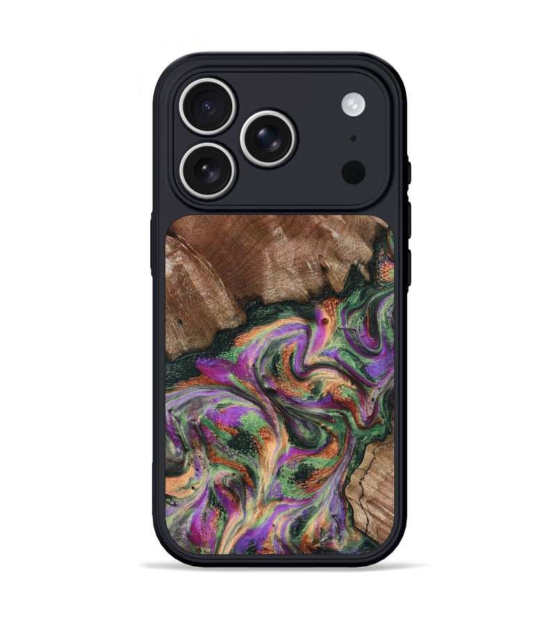 iPhone 17 Pro Wood Phone Case - Darren (Green, 795349)