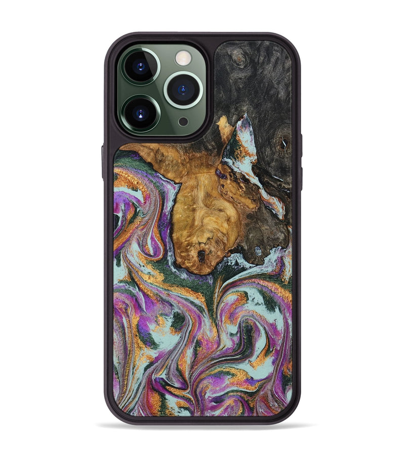iPhone 13 Pro Max Wood Phone Case - Mazie (Green, 795353)