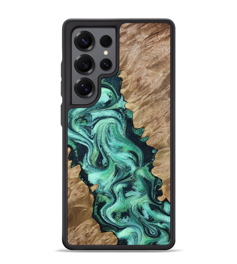 Galaxy S25 Ultra Wood Phone Case - Emogene (Green, 795359)