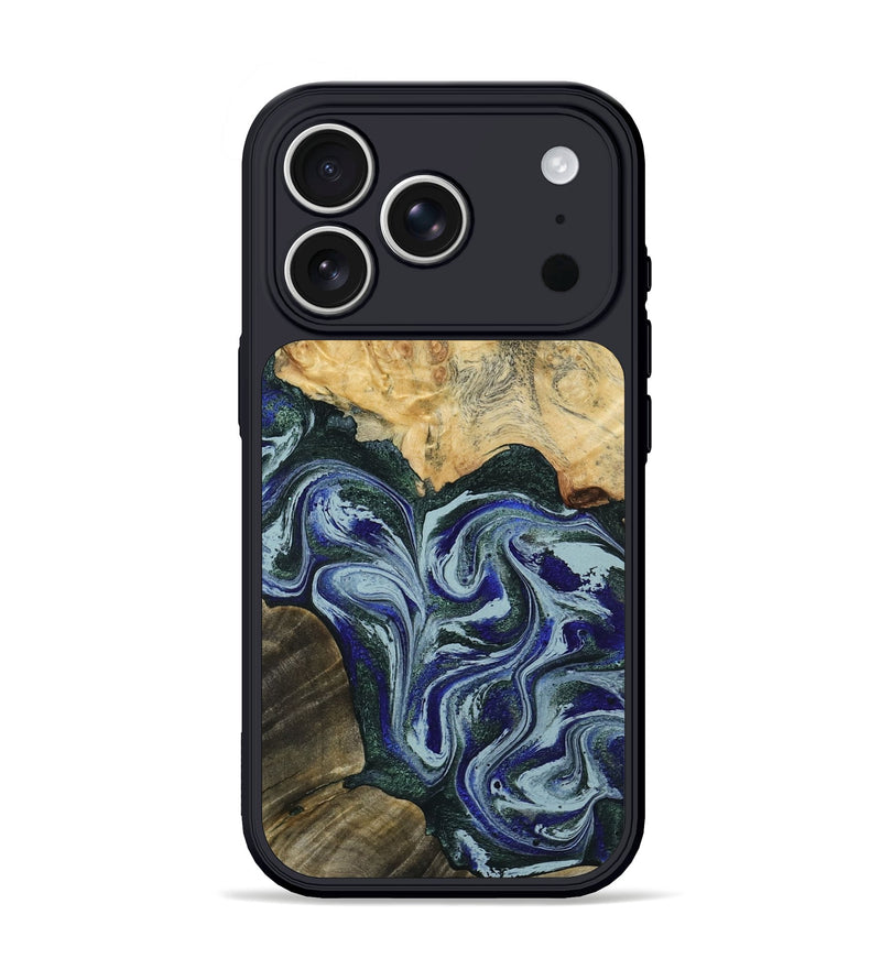 iPhone 17 Pro Wood Phone Case - Lelah (Green, 795379)