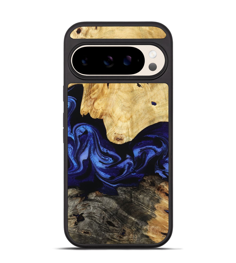 Pixel 10 Wood Phone Case - Sevyn (Blue, 795391)
