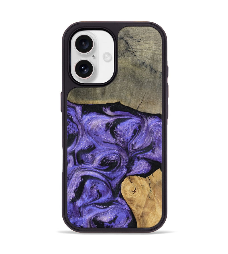 iPhone 17 Wood Phone Case - Cloyd (Purple, 795416)