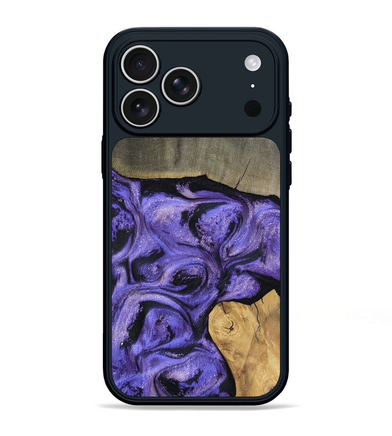 iPhone 17 Pro Max Wood Phone Case - Cloyd (Purple, 795416)