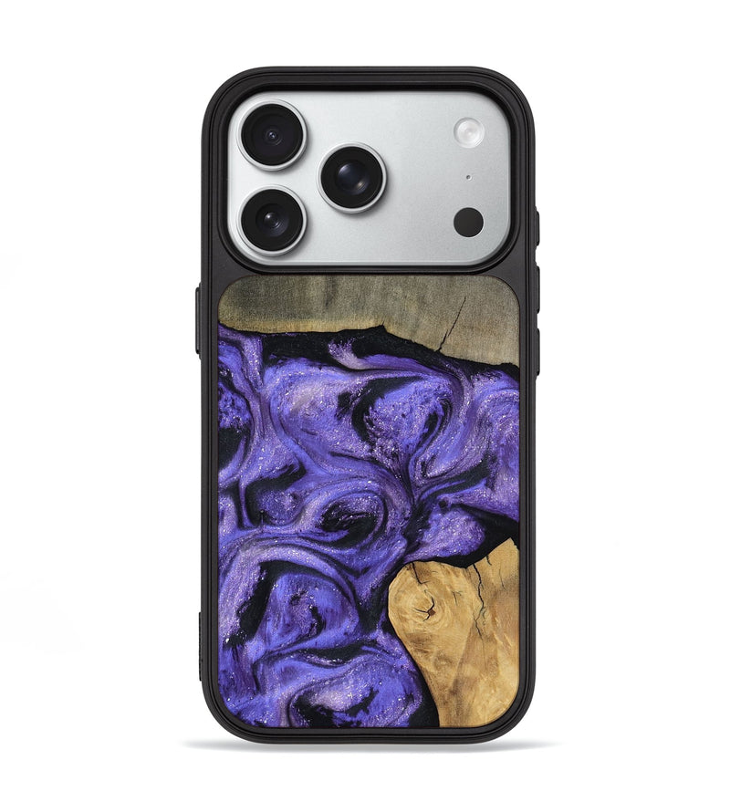 iPhone 18 Pro Wood Phone Case - Cloyd (Purple, 795416)