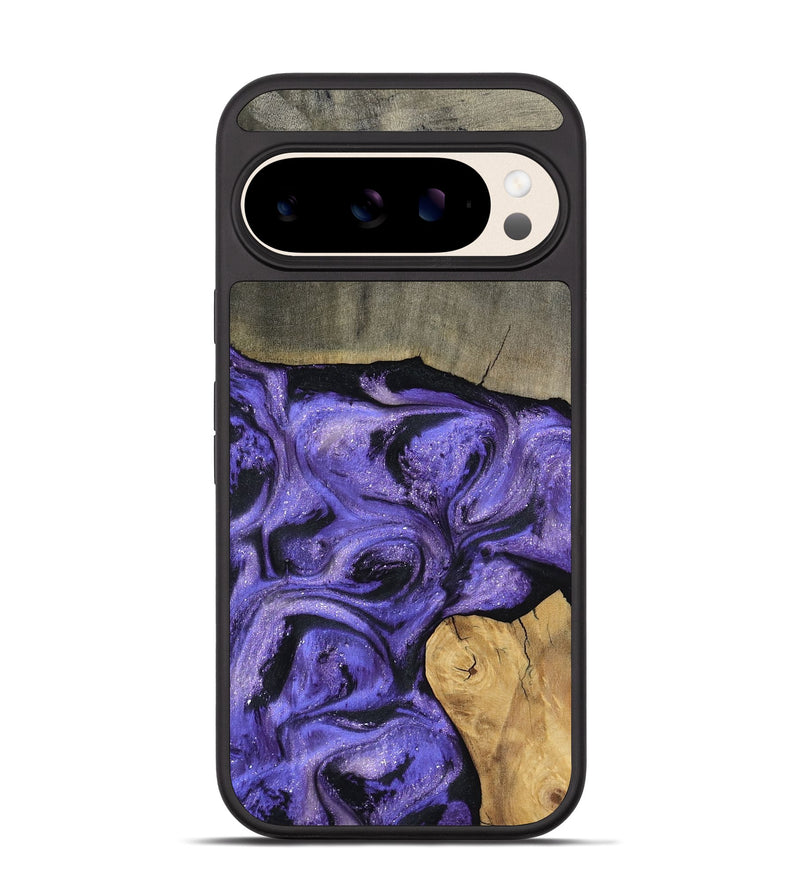 Pixel 10 Wood Phone Case - Cloyd (Purple, 795416)