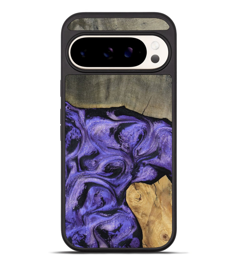 Pixel 10 Pro XL Wood Phone Case - Cloyd (Purple, 795416)