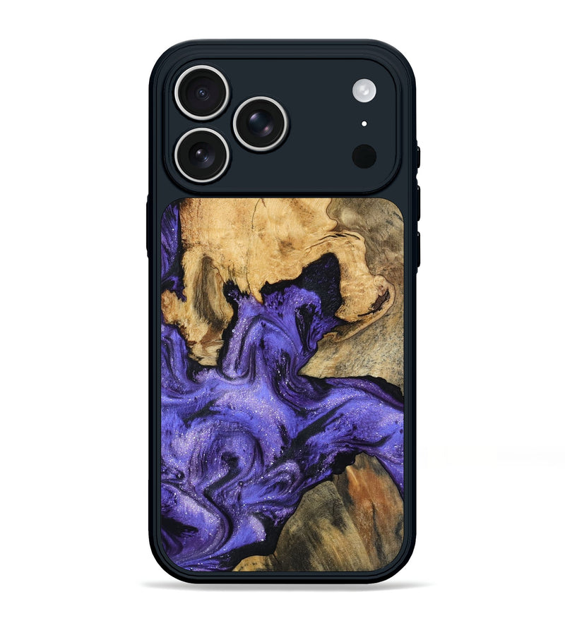 iPhone 17 Pro Max Wood Phone Case - Yasmin (Purple, 795418)