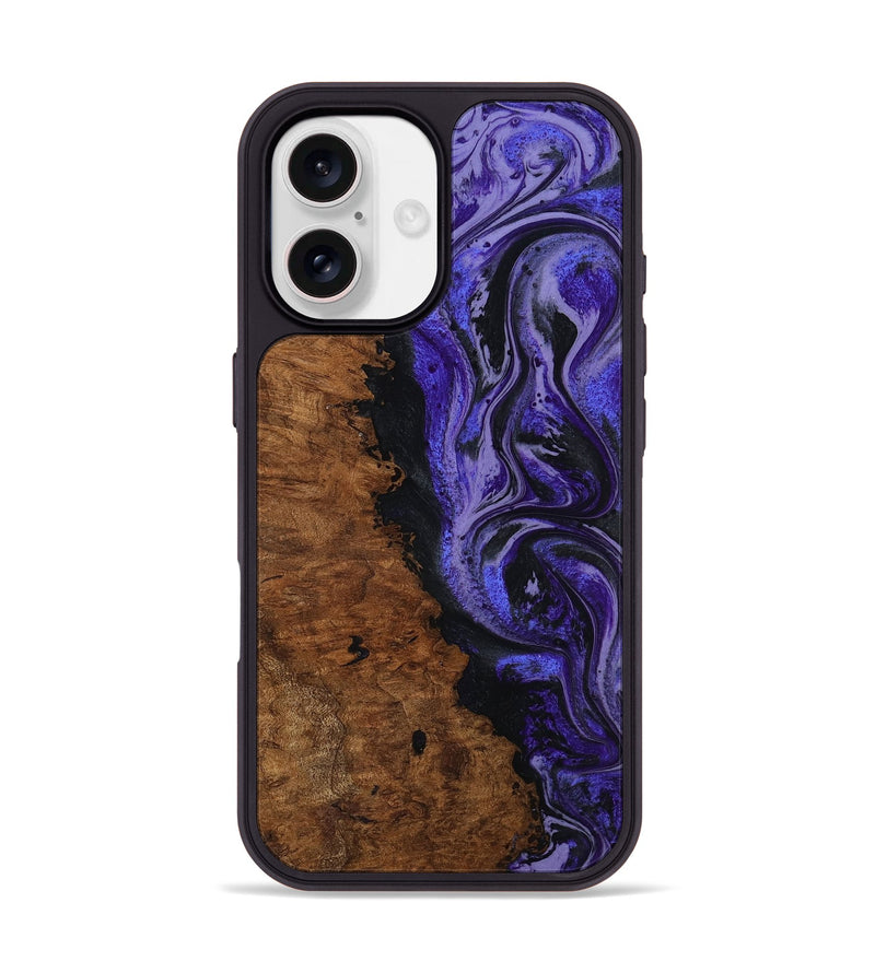 iPhone 17 Wood Phone Case - Shellie (Purple, 795419)