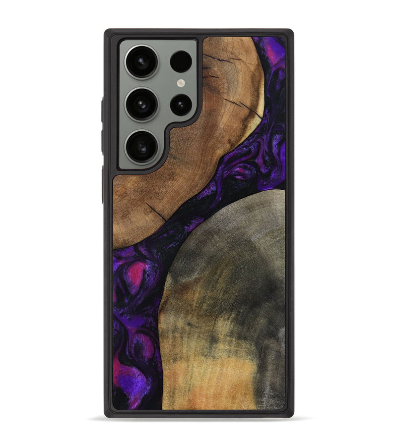Galaxy S23 Ultra Wood Phone Case - Zeke (Purple, 795422)
