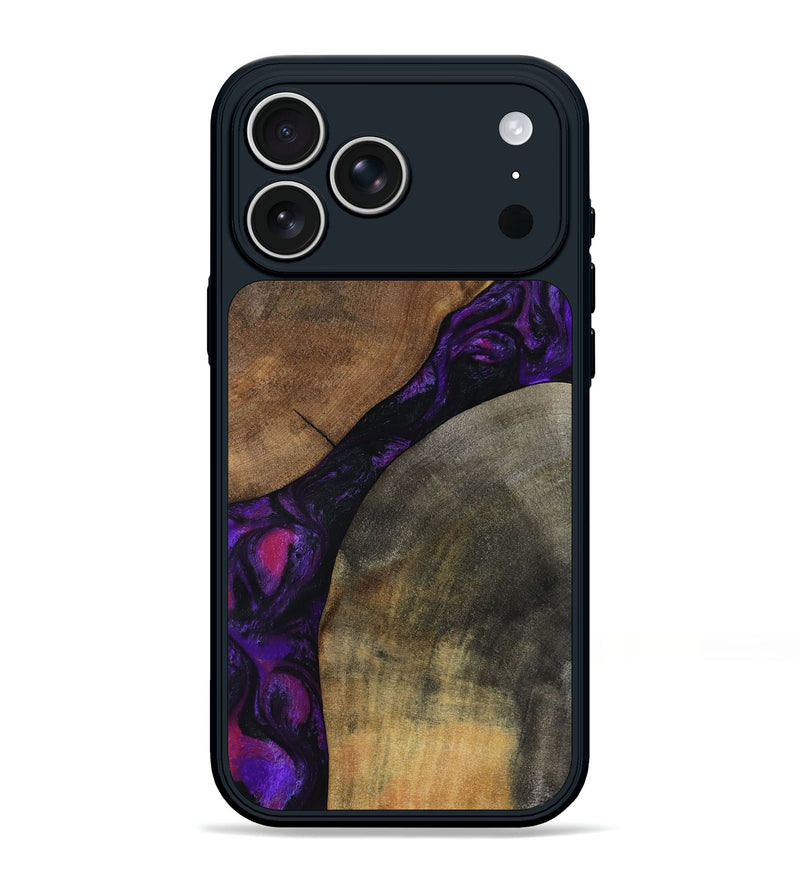 iPhone 17 Pro Max Wood Phone Case - Zeke (Purple, 795422)