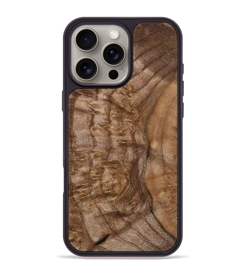 iPhone 16 Pro Max Wood Phone Case - Chas (Wood Burl, 795428)