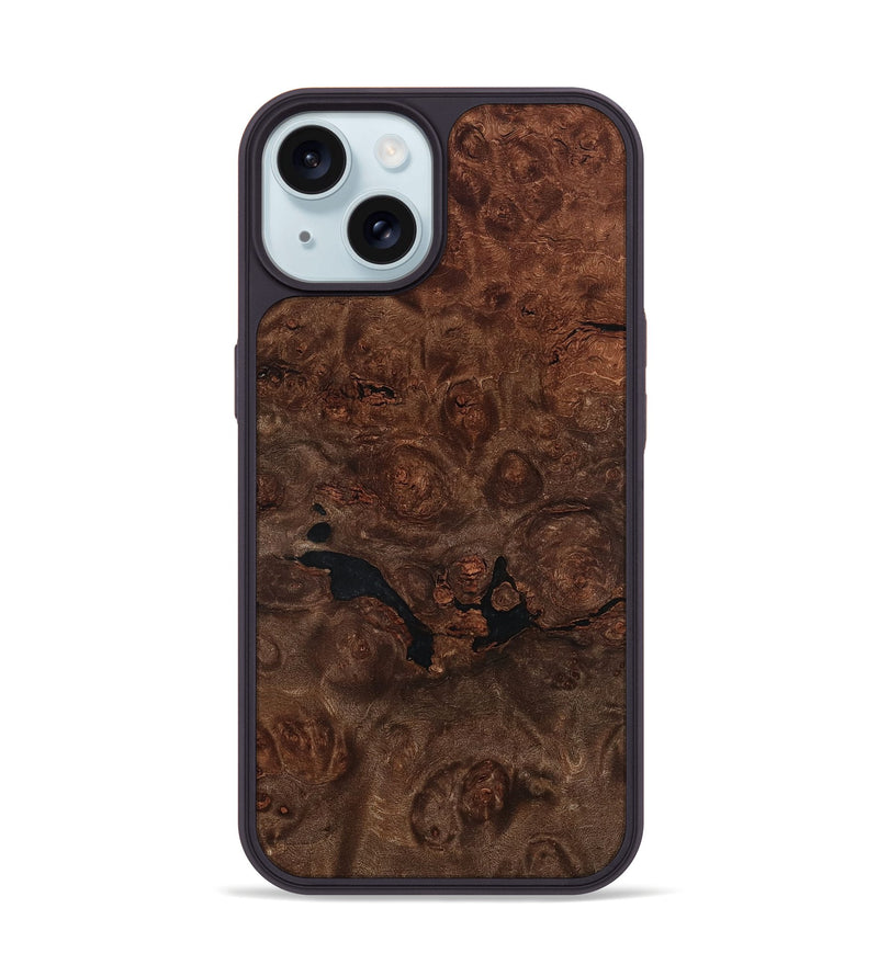 iPhone 15 Wood Phone Case - Weston (Wood Burl, 795429)