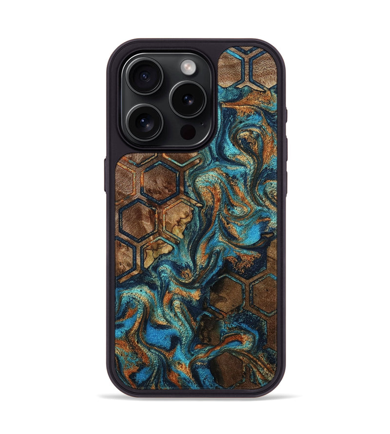 iPhone 15 Pro Wood Phone Case - Cordie (Pattern, 795453)