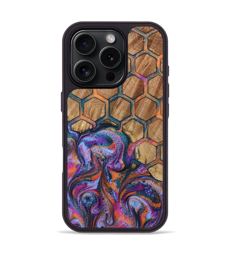 iPhone 16 Pro Wood Phone Case - Renee (Pattern, 795474)