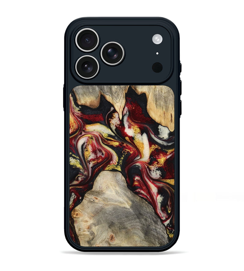 iPhone 17 Pro Max Wood Phone Case - Lucile (Red, 795506)