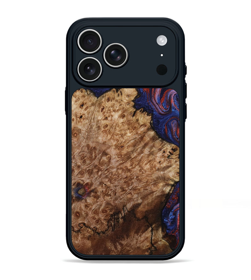 iPhone 17 Pro Max Wood Phone Case - Brinley (Red, 795513)