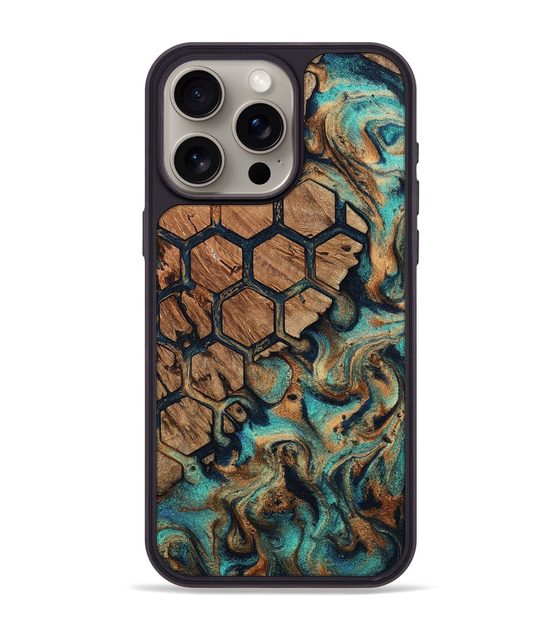 iPhone 15 Pro Max Wood Phone Case - Myron (Pattern, 795515)