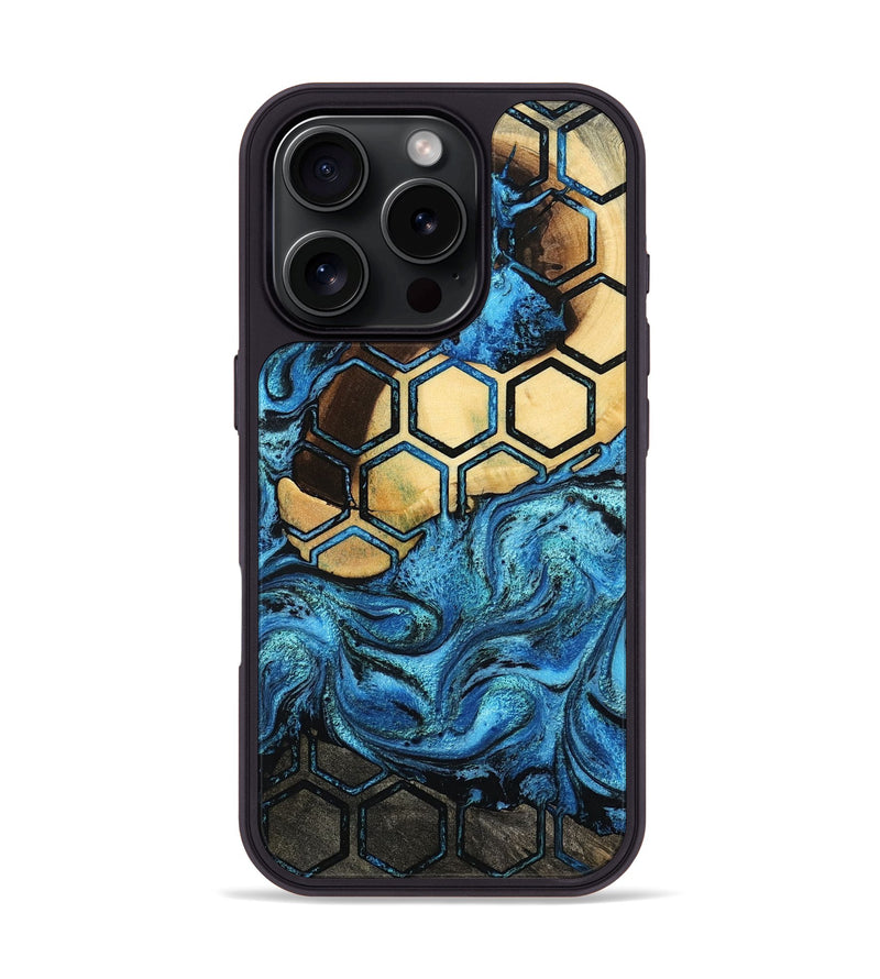 iPhone 16 Pro Wood Phone Case - Myrtice (Pattern, 795520)