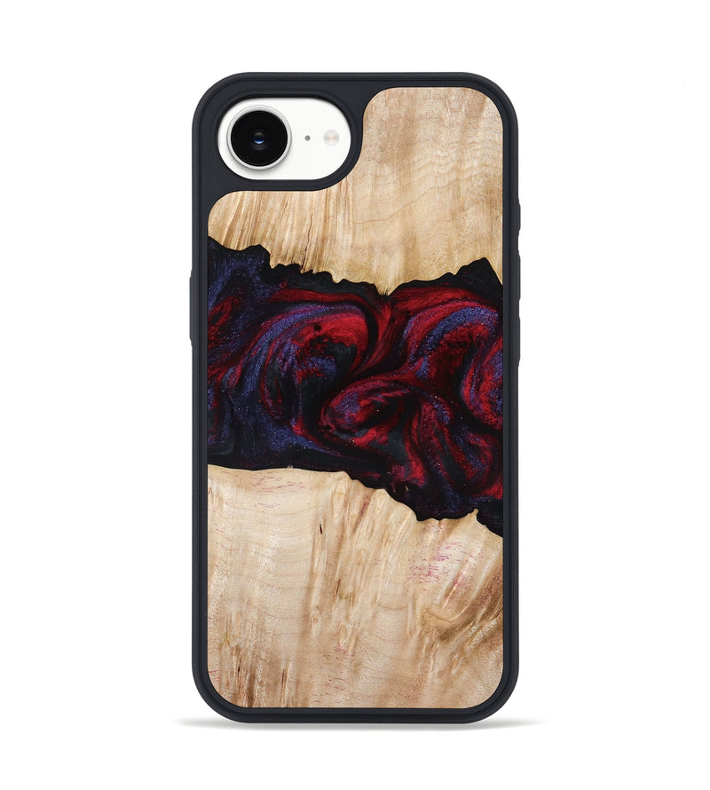 iPhone 16e Wood Phone Case - Amyra (Red, 795527)