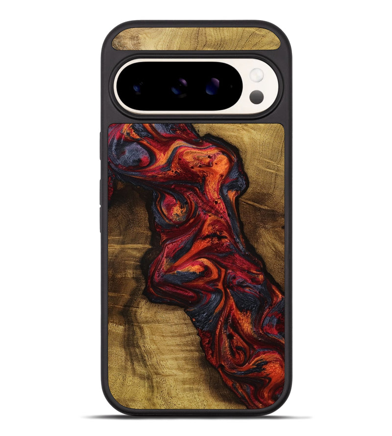 Pixel 9 Pro XL Wood Phone Case - Sandi (Red, 795528)
